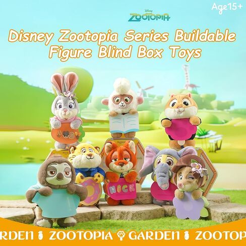 MINISO Disney Zootopia Buildable Toy Blind Box, Soft & Cute Pendant, Exquisite Collection, for Gifting（Random 1PC） in Kuwait
