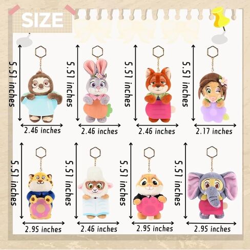 MINISO Disney Zootopia Buildable Toy Blind Box, Soft & Cute Pendant, Exquisite Collection, for Gifting（Random 1PC） in Kuwait