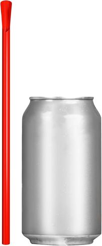 Individually Wrapped Sno-cone Spoon Straws (Red, 300) in Kuwait