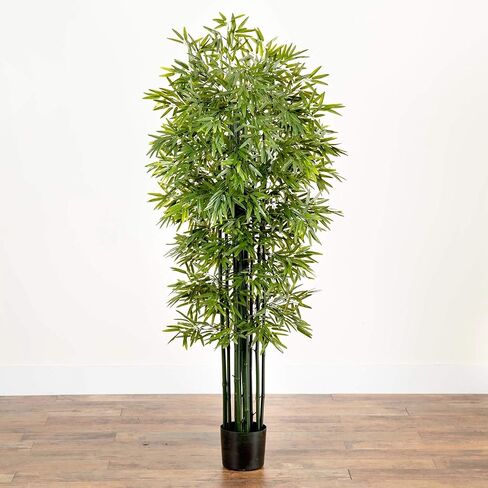 Nearly Natural 64" Bamboo Artificial Green Trunks UV Resistant (Indoor/Outdoor) Silk Trees in Saudi Arabia