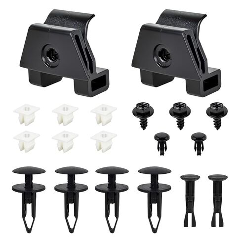 مجموعة مشابك تثبيت المصد الأمامي، متوافقة مع to-yota Corolla 2009-2019، تحل محل 15078238 1507-8238، 17 حزمة in Kuwait