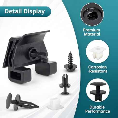 مجموعة مشابك تثبيت المصد الأمامي، متوافقة مع to-yota Corolla 2009-2019، تحل محل 15078238 1507-8238، 17 حزمة in Kuwait