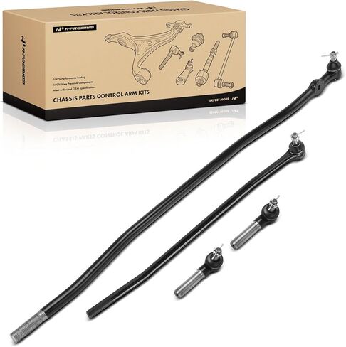 A-Premium Set of 4, Front Inner Outer Tie Rod End Kit, Compatible with Ford F-350 F350 1988-1997, 4WD in Saudi Arabia