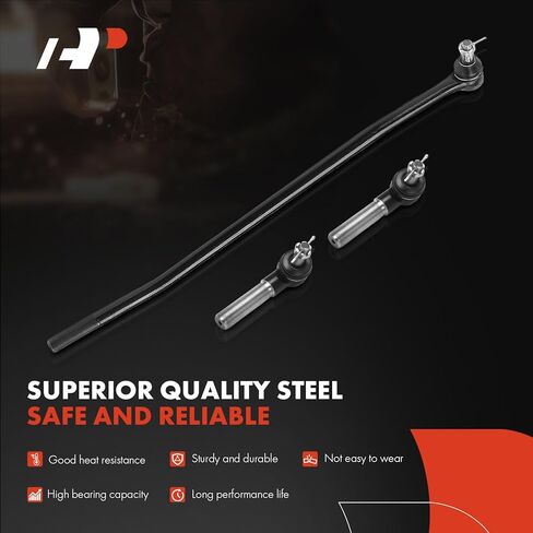 A-Premium Set of 4, Front Inner Outer Tie Rod End Kit, Compatible with Ford F-350 F350 1988-1997, 4WD in Saudi Arabia