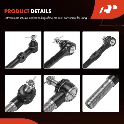 A-Premium Set of 4, Front Inner Outer Tie Rod End Kit, Compatible with Ford F-350 F350 1988-1997, 4WD in Saudi Arabia