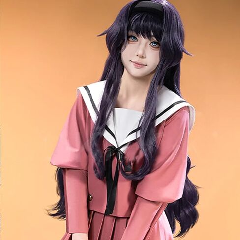 تزهر الزهرة العطرة بكرامة زي المدرسة الياباني الوردي للنساء، أزياء تنكرية لحفلات الهالوين in Kuwait