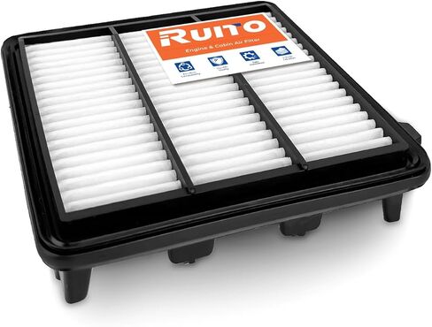 RUITO Engine Air Filter Fits 2018-2023 KICKS 1.6L, 2020-2023 VERSA 1.6L, Replacement for 16546-5RB1A, CA12315, WAF10035, WA10908 in Kuwait
