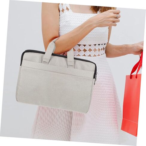 Laptop Sleeve Case for Laptop Portable Computer Bag Zipper and Handle Soft Lining for Travel and Office Use Grey for Students and Professionals in Kuwait