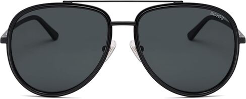 SOJOS Big Polarized Aviator Sunglasses for Women Men, Oversized Aviators, Retro Vintage Shades SJ1290 in Saudi Arabia