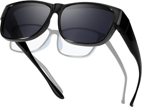 نظارات شمسية Myiaur Over Glasses للرجال والنساء، نظارات شمسية مستقطبة مناسبة للحماية من الأشعة فوق البنفسجية 400 للقيادة في الهواء الطلق in Kuwait