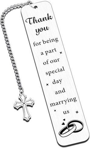 Officiant Gifts for Wedding Day Thank You Gifts for Wedding Officiant Proposal Gift for Men Women Master of Ceremonies Bridal Shower Wed Planner Guest Preacher Pastor Minister Appreciation Anniversary in Saudi Arabia