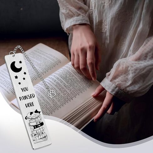 Cat Bookmark for Women Cat Gifts for Women Funny Gifts for Cats Lovers Book Lovers Gift for Women Cats Themed Gift for Bookish Reader Birthday Christmas Ideas Cute Reading Accessories Bookmarks in Kuwait