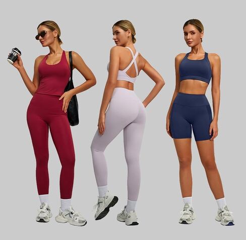 High Waisted Naked Feeling Workout Leggings - Buttery Soft No Front Seam Yoga Pants in Saudi Arabia