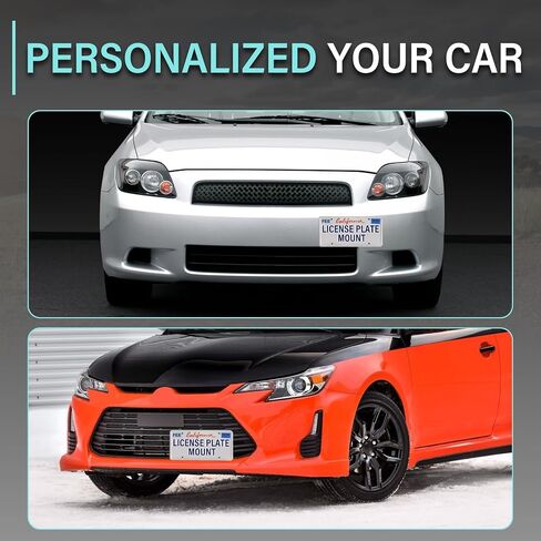 لا يوجد مثقاب أمامي لخطاف سحب لوحة الترخيص متوافق مع إطارات لوحة الترخيص الأمامية Kia Stinger لعام 2018، مجموعة تركيب لوحة الترخيص الأمامية، ملحقات علامة السيارة in Kuwait