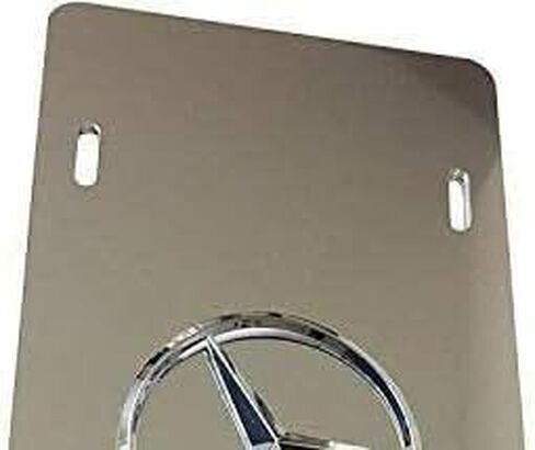 Stainless Steel License Plate Tag for Car (Black for MercedesBenz) in Kuwait