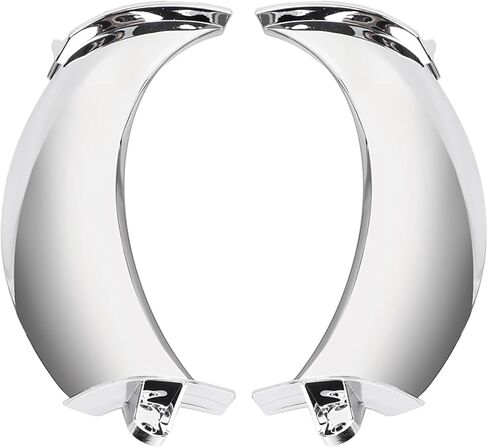1 Pair ABS Plastic Black Motorcycle Front Headlight Fairing Vents Compatible with 2015-later Harley Road Glide FLTR FLTRX FLTRU Special FLTRXS in Saudi Arabia