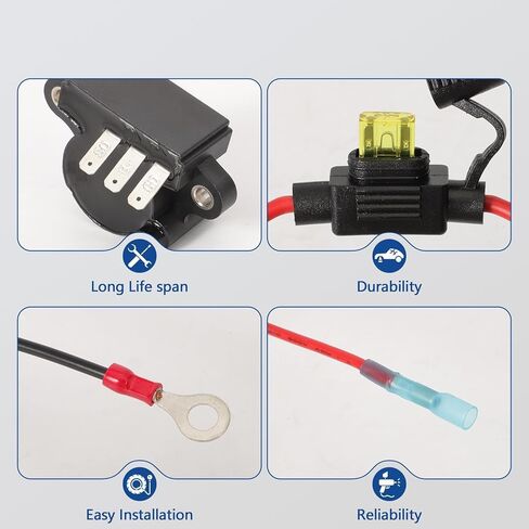 DSAI Ignition Coil for Kohler CH740 CH750 CV740 CV750 SV735 SV740 Twin Cylinder Engine, Replace 24-584-63-S 24-584-89-S 24-584-52-S 24-584-64-S 24-584-53-S 24-584-49-S, 2 Pack in Kuwait