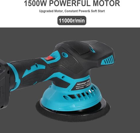 Cordless Car Buffers Polishers Kit for Makita Battery,6 Inch Orbital Polisher,6 Variable Speed, Portable Polishing Waxer Machine for Car Detailing Waxing Buffer Sander in Kuwait