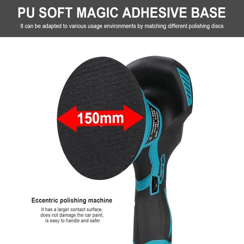 Cordless Car Buffers Polishers Kit for Makita Battery,6 Inch Orbital Polisher,6 Variable Speed, Portable Polishing Waxer Machine for Car Detailing Waxing Buffer Sander in Kuwait