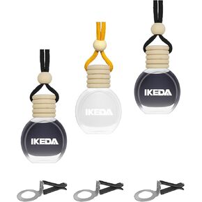 معطر هواء للسيارة، 3 قطع مزيل روائح السيارة برائحة طبيعية تدوم طويلاً، ديكور معلق للسيارات يعمل بالطاقة للمنزل والسيارات والنساء والرجال in Kuwait