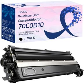 وحدة تطوير 70C0D10 70C0D20 70C0D30 70C0D40 متوافقة مع طابعات Lexmark CS510de CS510dte CS517de CX310dn CX310n CX317dn CX410de، مع رقاقة، إنتاجية عالية 20000 صفحة (4 عبوات BK/C/M/Y) in Kuwait