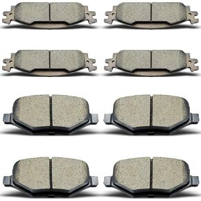 Front Rear Ceramic Brake Pads 8 Pieces Set fit for 2011-2019 ford Explorer,for 2009-2019 ford Flex,for 2010-2019 ford Taurus,for 2009-2012 Lincoln MKS,for 2010-2019 Lincoln MKT in Kuwait