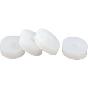 Round silicone gasket temperature elastic rubber pad shock-absorbing buffer gasket sealing gasket(11X25X5 10PCS) in Kuwait