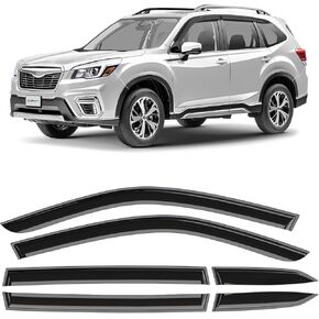 CLIM ART Chrome Trim Incredibly Durable Rain Guards for Dodge Ram 1500 2019-2026 Crew Cab, Original Tape-on Window Deflectors, Vent Deflector, Window Visors, Car Accessories, 4pcs. - 419164 in Kuwait