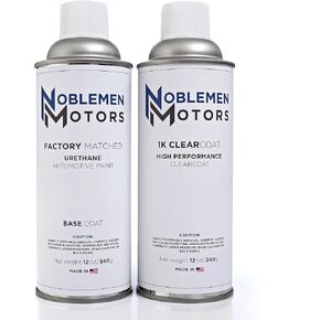 Exact Match Automotive Touch Up Paint Kit Compatible with Ford J7/M7325/FM6E/FM6EXWE Magnetic Metallic OEM Spray Paint - 12oz Basecoat and 1K Clearcoat in Kuwait