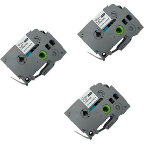 3-Pack 12mm 0.47" Laminated White Label Maker Tape Refill – Replacement for Brother TZE2312PK TZe-231 TZ-231, Compatible with Brother P-Touch Label Maker PT-D210 PT-H110 PT-D220 PT-D400 in Kuwait