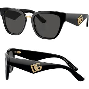 DOLCE & GABBANA DG4437 Butterfly Shape DG Crossed Logo Sunglasses with Luxury Eyewear Kit in Kuwait