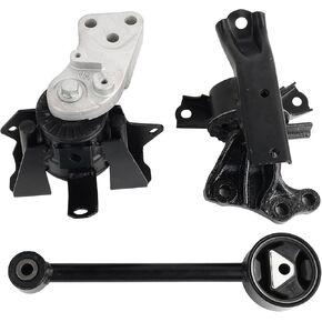 3 قطع حامل محرك المحرك ومجموعة حامل ناقل الحركة المتوافقة مع Mitsubishi Mirage 2014-2022 & Mirage G4 2017-2022 1.2L استبدال 2910A106 1092A096 1093A146 2910A318 8010107 8010104 in Kuwait