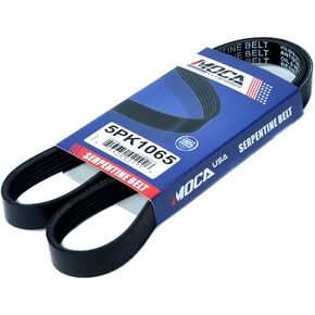 EPDM Serpentine Belt 5PK1065 Compatible with Honda, for Mazda, for Mitsubishi, for Ford -1987 Taurus, 1994-1996 Prelude, 626, MX-6, 1997-2002 Mirage in Kuwait