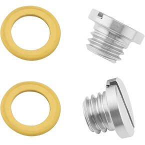 2 Pcs Outboard Lower Unit Oil Drain Plug for Mercury Marine 40 50 60 70 75 90 115HP, Oil Vent Plug Screw and Seal Kits for Mercruiser Bravo Alpha 1 Gen 2 10-79953Q2 10-79953A2 18-2244 in Kuwait