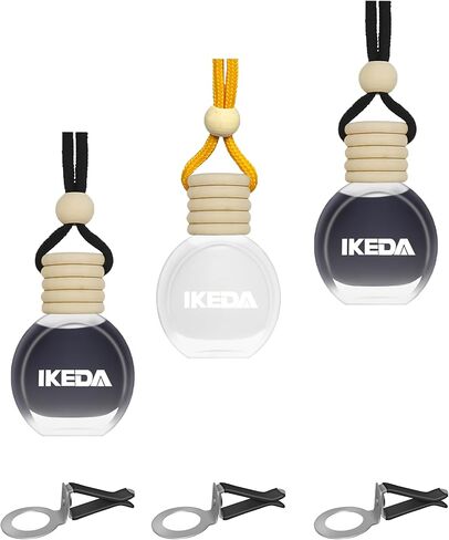 معطر هواء للسيارة، 3 قطع مزيل روائح السيارة برائحة طبيعية تدوم طويلاً، ديكور معلق للسيارات يعمل بالطاقة للمنزل والسيارات والنساء والرجال in Kuwait