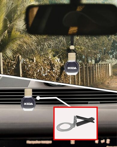 معطر هواء للسيارة، 3 قطع مزيل روائح السيارة برائحة طبيعية تدوم طويلاً، ديكور معلق للسيارات يعمل بالطاقة للمنزل والسيارات والنساء والرجال in Kuwait