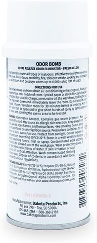 Dakota Odor Bomb Car Odor Eliminator - Fresh Melon - 3 Pack in Kuwait