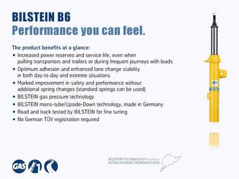 Bilstein 24-186605 Front Shock fits 2004 2014 Rambler Endeavor RR8R / RR10R Chassis - Monotube Design, Fade Free Performance in Saudi Arabia