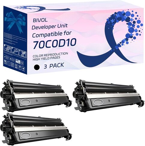 70C0D10 70C0D20 70C0D30 70C0D40 Developer Unit Compatible for Lexmark CS510de CS510dte CS517de CX310dn CX310n CX317dn CX410de Printers, with Chip, High Yield 20000 Pages (4-Pack BK/C/M/Y) in Saudi Arabia