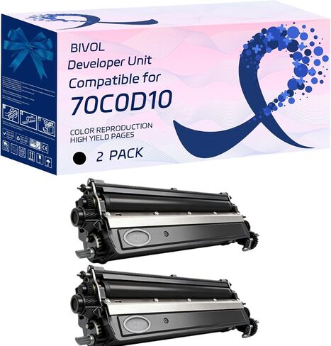 70C0D10 70C0D20 70C0D30 70C0D40 Developer Unit Compatible for Lexmark CS510de CS510dte CS517de CX310dn CX310n CX317dn CX410de Printers, with Chip, High Yield 20000 Pages (4-Pack BK/C/M/Y) in Saudi Arabia