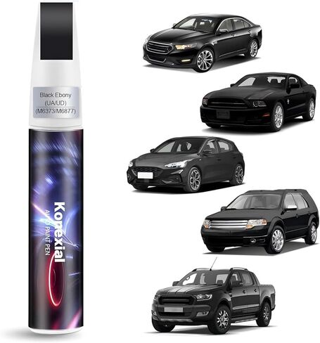خشب الأبنوس الأسود (UA/UD/M6373/M6877) طلاء لمس متوافق مع فورد، مزيل خدوش السيارة الفاخر للخدوش العميقة، قلم طلاء السيارة لإصلاح الخدوش طلاء مزدوج في واحد in Kuwait