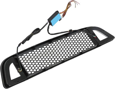 Front Bumper Upper Grille Replacement for Mustang 2013 2014 Replacement for 02HGL1211ABK in Kuwait