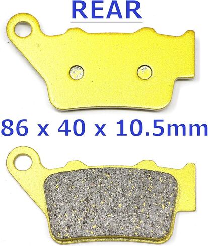 Brake Pads for Honda CBR650F ABS Brakes 2014 2015 2016 2017 2018 2019 2020 2021 2022 - CB650F ABS 2018-2022 CBR CB 650 F Front Rear Brakes FA142 FA496 MC0517 in Saudi Arabia