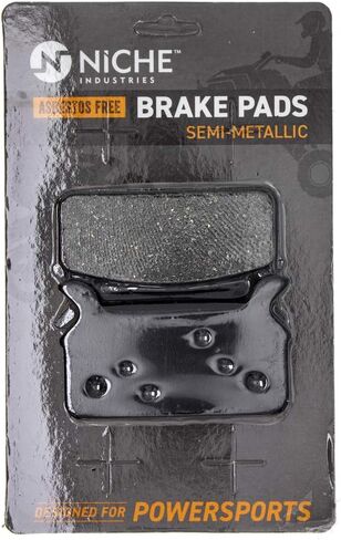 NICHE Brake Pad Set for Harley Davidson Tour Glide Electra Road King Polaris Trail Indy 500 Rear Semi-Metallic in Saudi Arabia