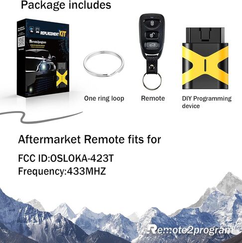 دخول بدون مفتاح التحكم عن بعد الذاتي برمجة مفتاح السيارة ل2016-2020 هيونداي إلنترا سيدان مع لجنة الاتصالات الفدرالية: OSLOKA-423T in Kuwait