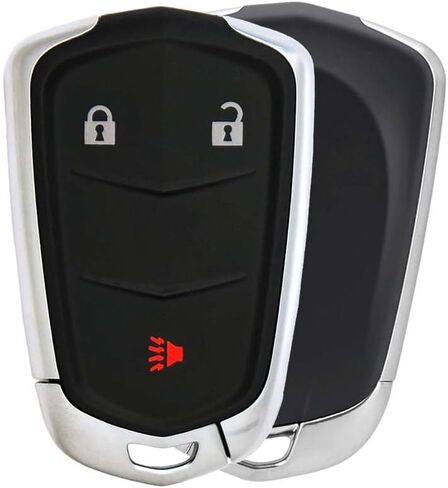 Replacement for Cadillac Key Fob 3 Buttons That Use FCC HYQ2AB and Part Number 13598525 / 13580797 - 315 MHz Compatible with 2015 2016 SRX (2) in Saudi Arabia