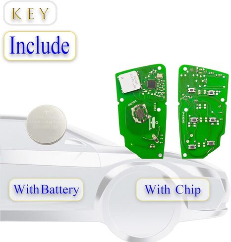 Key fob Replacement fits for Cadillac Escalade 2021-2024 Smart Car Keyless Entry Remote Control YGOG20TB1 433MHz 13541571 13546300 in Kuwait