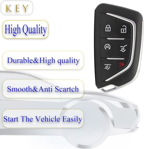 Key fob Replacement fits for Cadillac Escalade 2021-2024 Smart Car Keyless Entry Remote Control YGOG20TB1 433MHz 13541571 13546300 in Kuwait