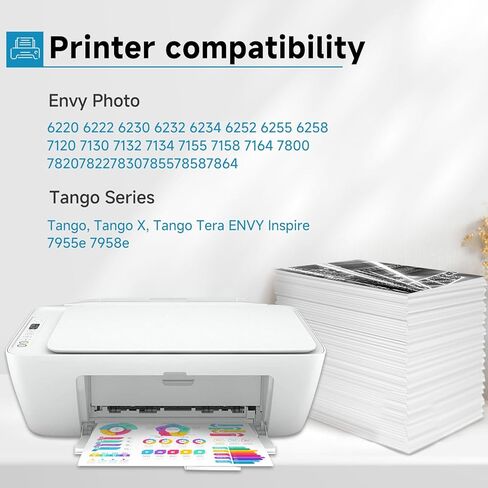 64XL Ink Cartridges Black Color Combo Replacement for HP Ink 64 XL Fit for HP64xl 7855 7155 7858 7120 Envy 7955e 7158 6255 6252 6232 7164 Tango X Printers in Kuwait