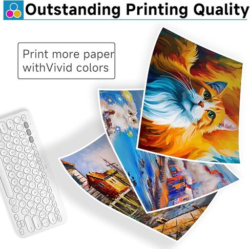 64XL Ink Cartridges Black Color Combo Replacement for HP Ink 64 XL Fit for HP64xl 7855 7155 7858 7120 Envy 7955e 7158 6255 6252 6232 7164 Tango X Printers in Kuwait